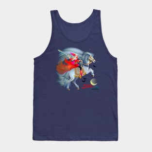 Celtic fairy with sword riding Tank Top
